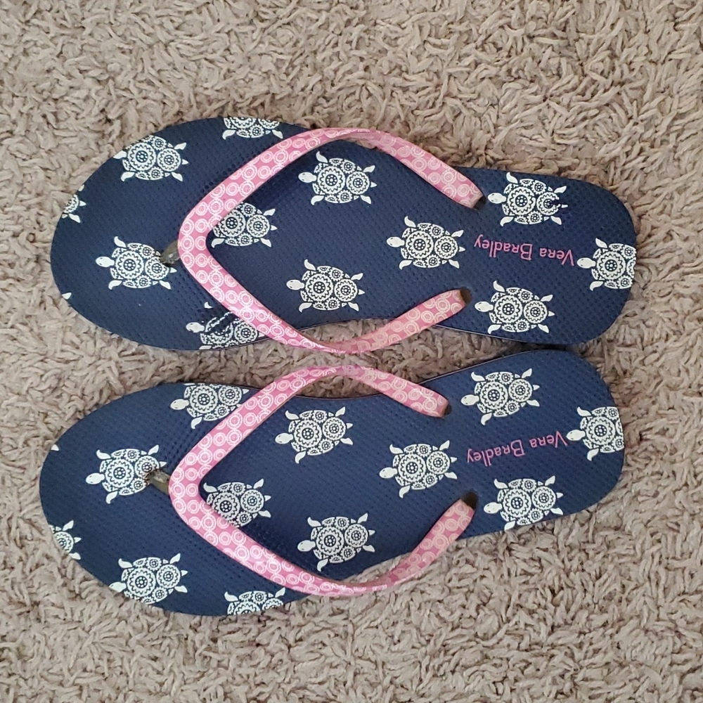 Vera Bradley Sea Turtle Flipflops Thong Sandal